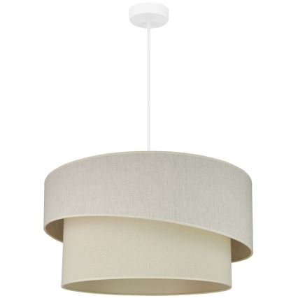 Brilagi - Kattokruunu johdossa SHINE 1xE27/15W/230V halkaisija 50 cm kerma