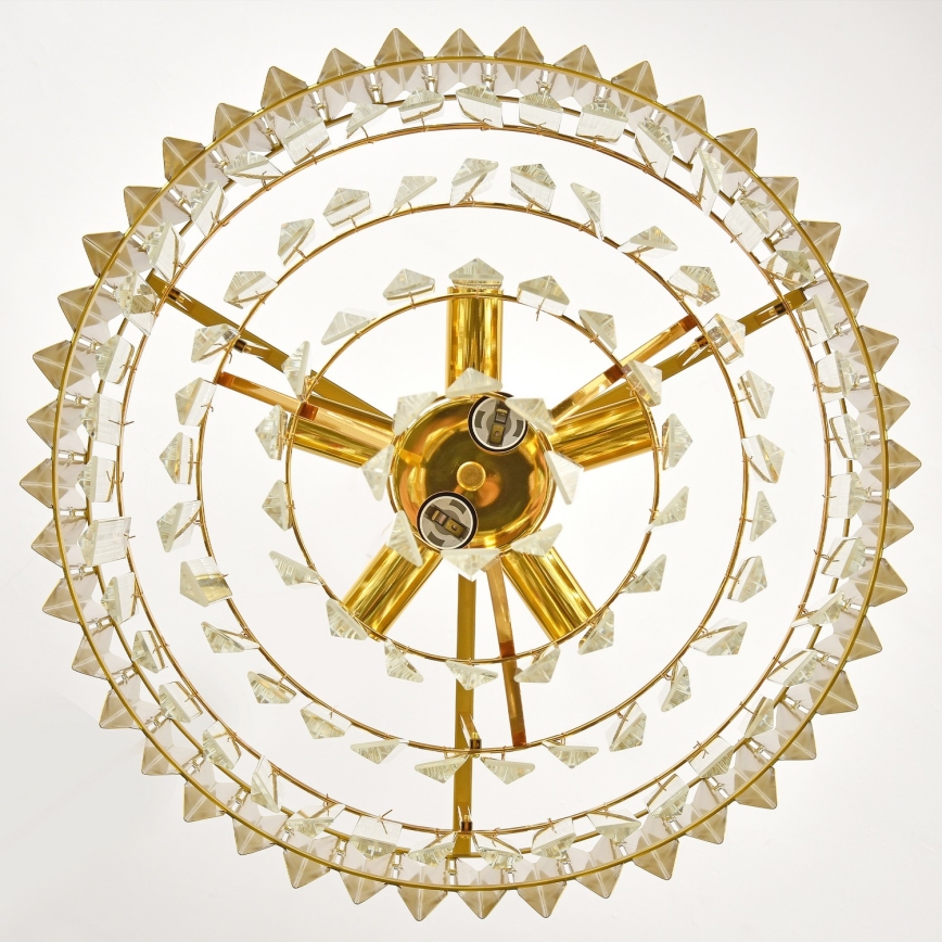 Brilagi - Kattokruunu ketjulla CRISTAL 5xE14/40W/230V, halkaisija 45 cm