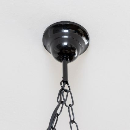 Brilagi - Kattokruunu ketjussa QUEEN 2xE14/40W/230V pyökki