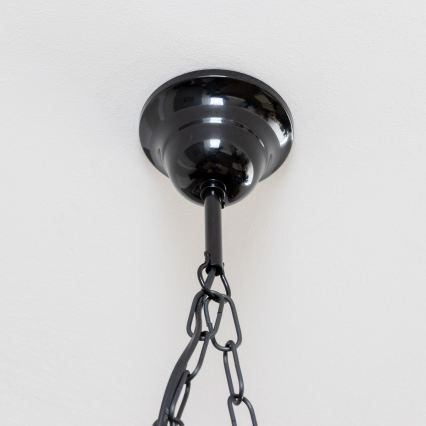 Brilagi - Kattokruunu ketjussa QUEEN 2xE14/40W/230V pyökki/saksanpähkinä