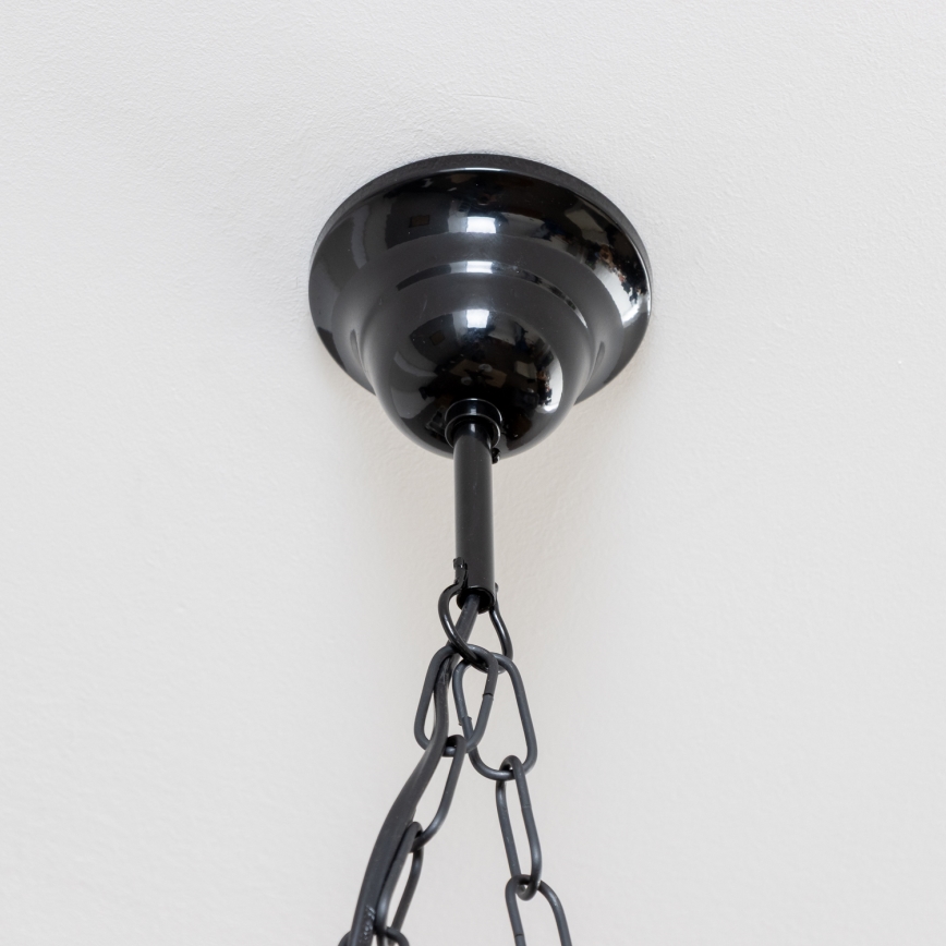 Brilagi - Kattokruunu ketjussa QUEEN 2xE14/40W/230V pyökki/saksanpähkinä