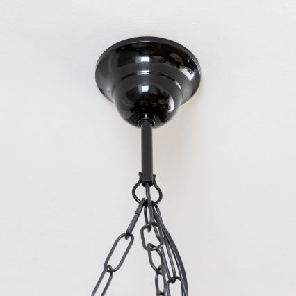 Brilagi - Kattokruunu ketjussa QUEEN 3xE14/40W/230V pyökki/saksanpähkinä