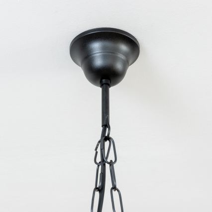 Brilagi - Kattokruunu ketjussa RUSTIC 2xE14/40W/230V pyökki