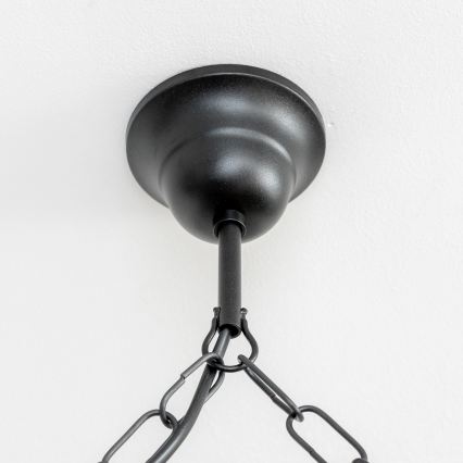 Brilagi - Kattokruunu ketjussa RUSTIC 6xE14/40W/230V pyökki