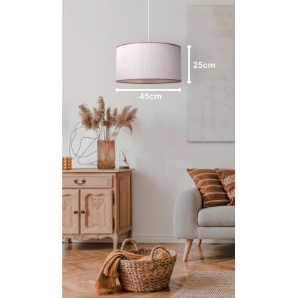 Brilagi - Kattokruunu narulla CARPI 1xE27/60W/230V