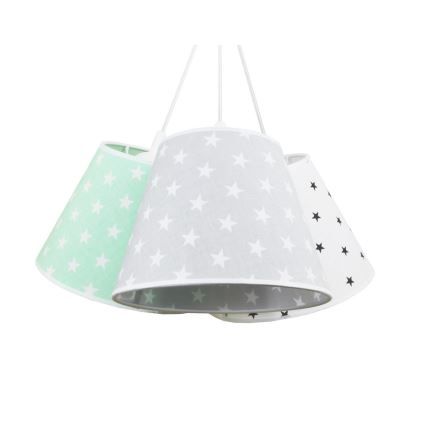 Brilagi - Kattokruunu narulla CARPI 3xE27/60W/230V