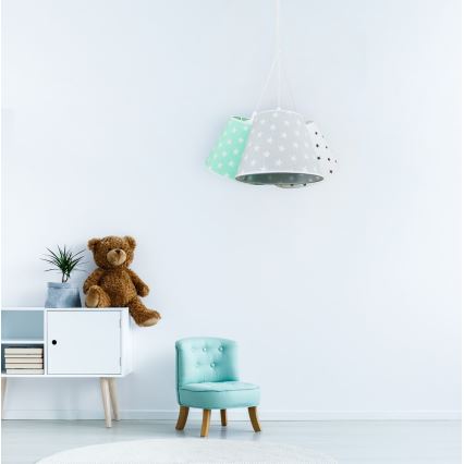 Brilagi - Kattokruunu narulla CARPI 3xE27/60W/230V