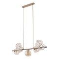 Brilagi - Kattokruunu vaijerilla VULCANO 7xG9/8W/230V beige/savunvärinen beige