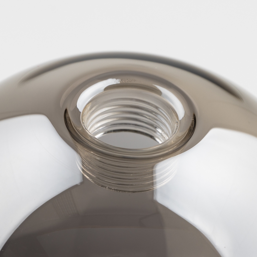 Brilagi - Kattokruunun, seinävalaisimen ja lampun vaihtolasi MISTEL, MILLA halkaisija 8 cm savuinen