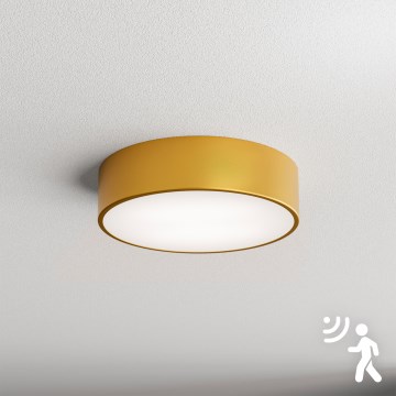 Brilagi - Kattovalaisin anturilla CLARE 2xE27/40W/230V halkaisija 30 cm kulta