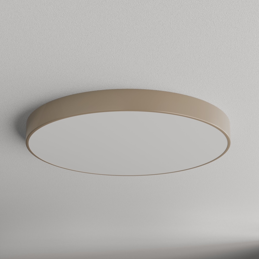 Brilagi - Kattovalaisin anturilla CLARE 6xE27/40W/230V halkaisija 80 cm beige