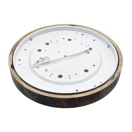 Brilagi - Kattovalaisin CARVALHO SLIM SMOKEY 2xE27/60W/230V tammi, halkaisija 37,5 cm