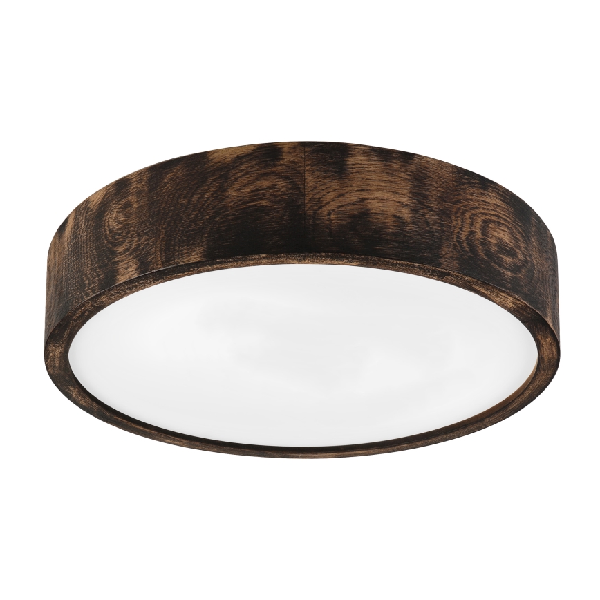 Brilagi - Kattovalaisin CARVALHO SMOKEY 2xE27/60W/230V tammi Ø 37,5 cm