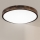 Brilagi - Kattovalaisin CARVALHO SMOKEY 3xE27/15W/230V tammi, halkaisija 47,5 cm