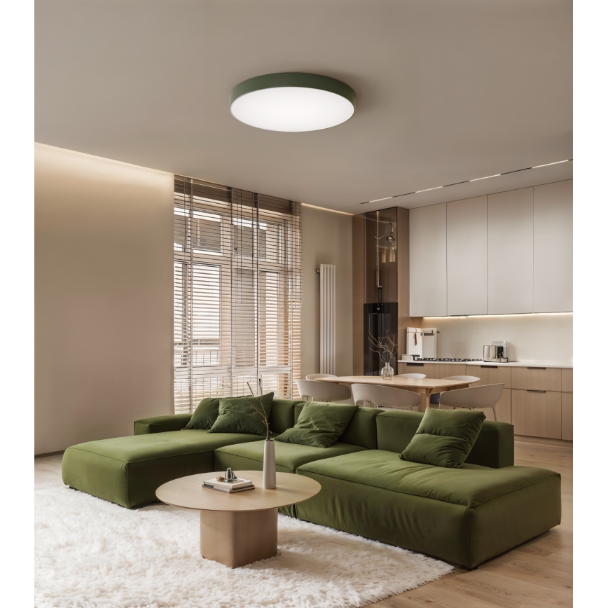 Brilagi - kattovalaisin CLARE 4xE27/24W/230V halkaisija 50 cm khaki