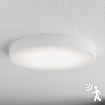 Brilagi - Kattovalaisin CLARE anturilla 5xE27/24W/230V Ø 60 cm valkoinen