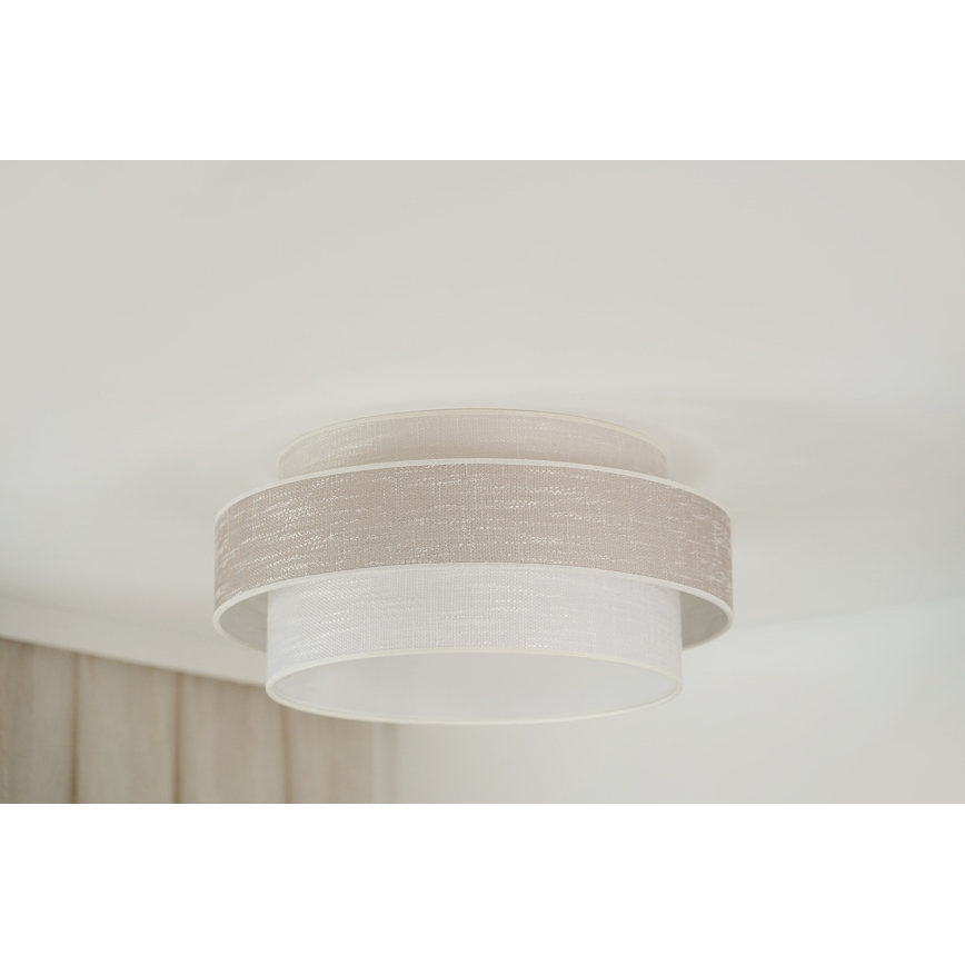 Brilagi - Kattovalaisin DOVER SPACE LED/12W/230V halkaisija 50 cm 3000K/4000K/6400K harmaa/kerma
