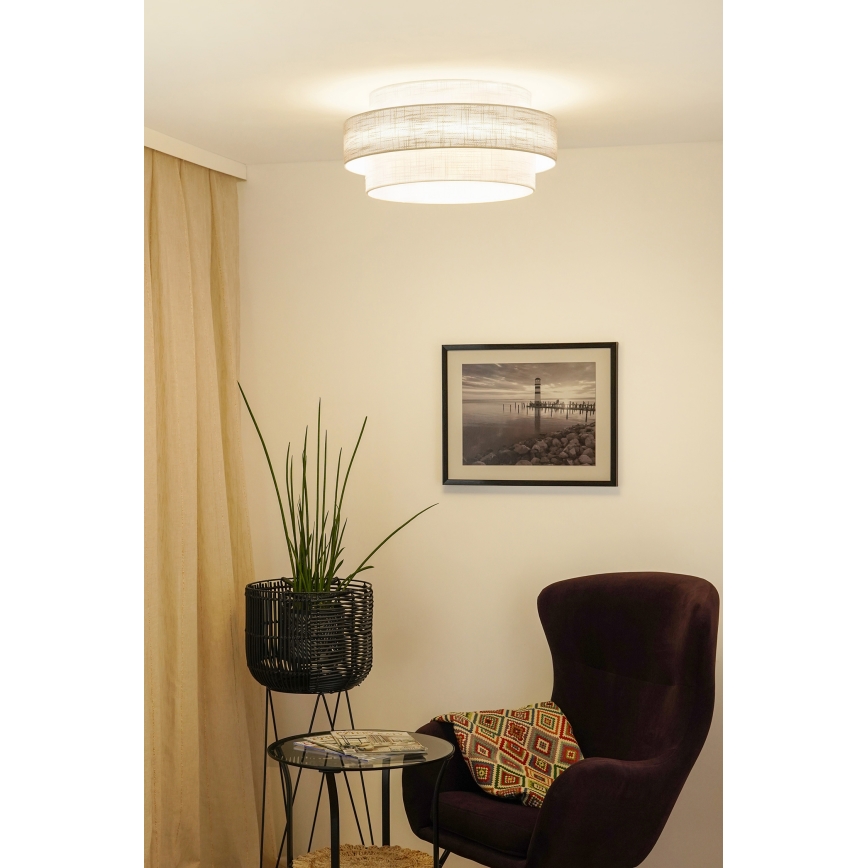 Brilagi - Kattovalaisin DOVER SPACE LED/12W/230V halkaisija 50 cm 3000K/4000K/6400K harmaa/kerma