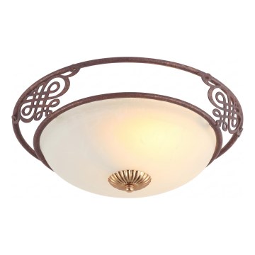 Brilagi - Kattovalaisin FRESCO 2xE27/40W/230V, halkaisija 43 cm, ruskea