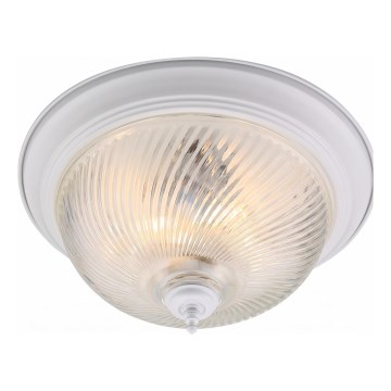 Brilagi - Kattovalaisin FRESCO 2xE27/40W/230V Ø 28 cm valkoinen