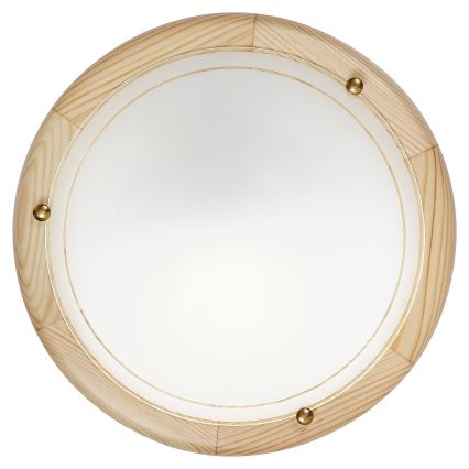 Brilagi - Kattovalaisin ORBIS 1xE27/60W/230V halkaisija 30 cm mänty