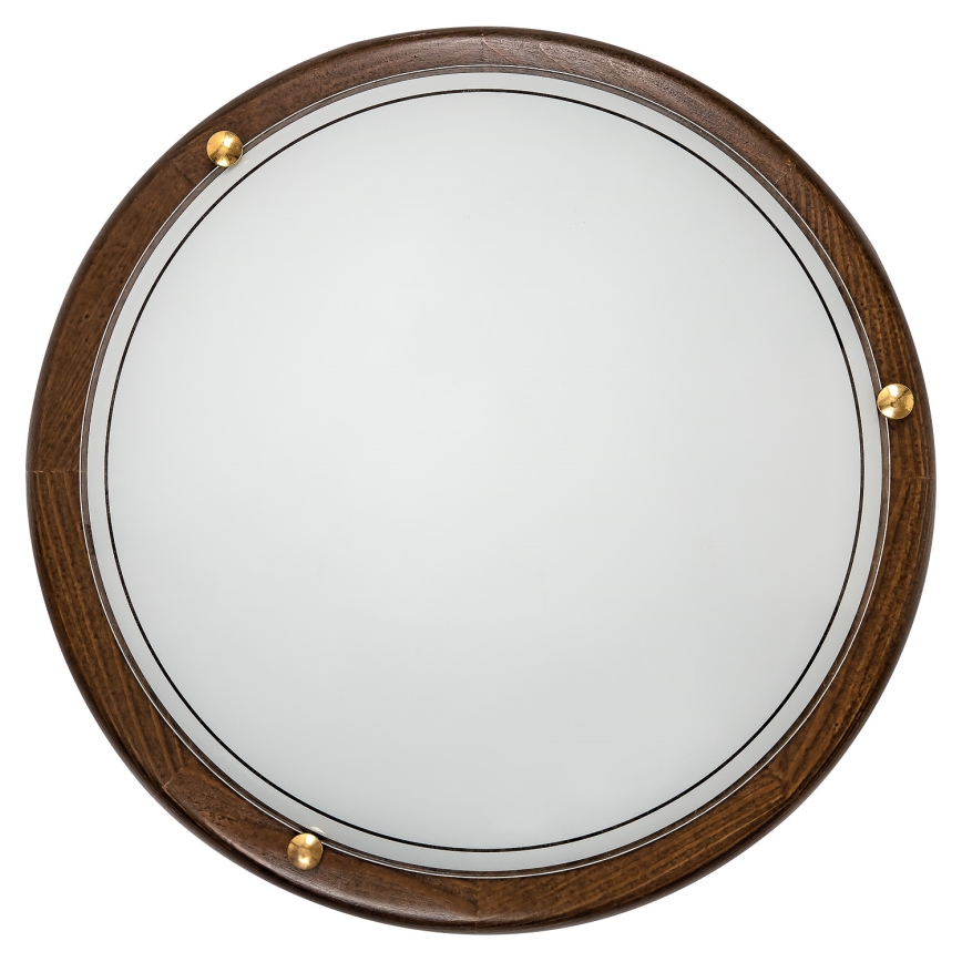 Brilagi - Kattovalaisin ORBIS 2xE27/60W/230V halkaisija 38 cm mänty