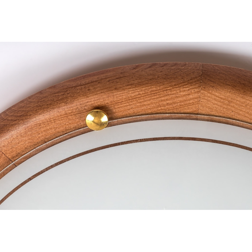 Brilagi - Kattovalaisin ORBIS 2xE27/60W/230V halkaisija 38 cm mänty