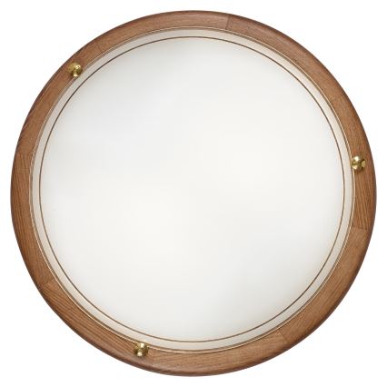 Brilagi - Kattovalaisin ORBIS 2xE27/60W/230V halkaisija 38 cm mänty