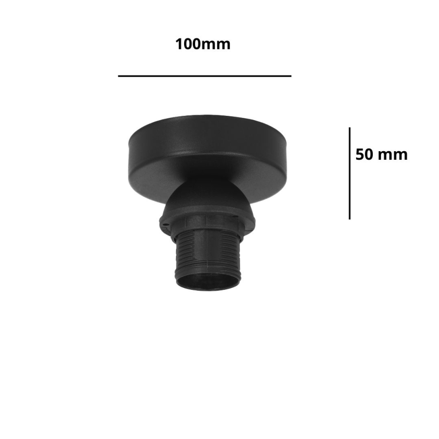 Brilagi - kattovalaisin PARTY 1xE27/60W/230V, halkaisija 10 cm, musta