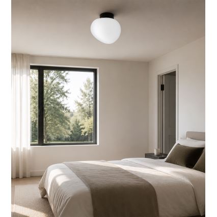 BRILAGI - Kattovalaisin PEBBLES 1xE27/40W/230V Ø 20 cm musta