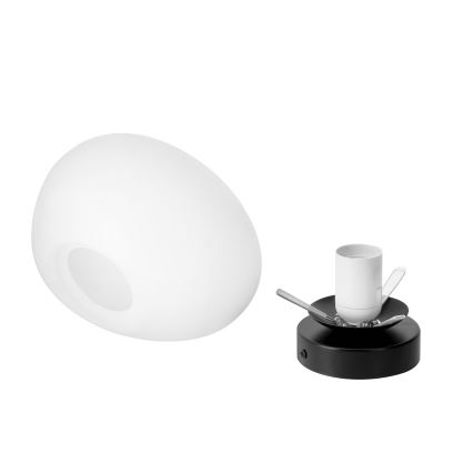 BRILAGI - Kattovalaisin PEBBLES 1xE27/40W/230V Ø 20 cm musta