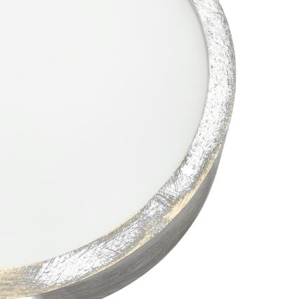 Brilagi - Kattovalaisin PINO 1xE27/15W/230V mänty/hopeanvärinen halkaisija 27,5 cm