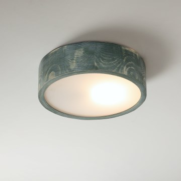 Brilagi - Kattovalaisin PINO 1xE27/15W/230V mänty/vihreä, halkaisija 27,5 cm
