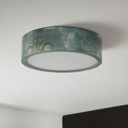 Brilagi - Kattovalaisin PINO 1xE27/15W/230V mänty/vihreä, halkaisija 27,5 cm