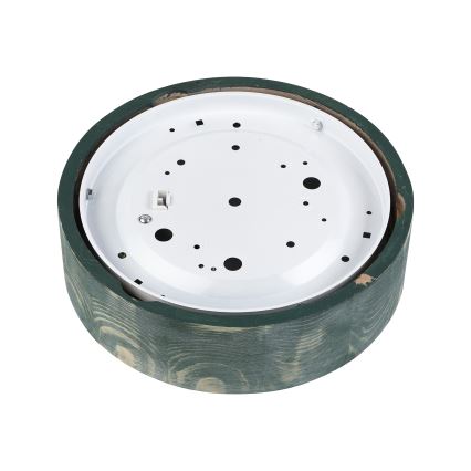Brilagi - Kattovalaisin PINO 1xE27/15W/230V mänty/vihreä, halkaisija 27,5 cm