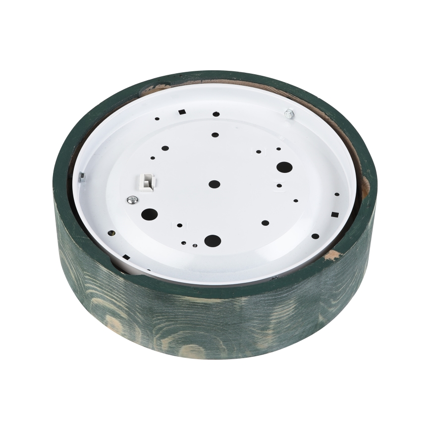 Brilagi - Kattovalaisin PINO 1xE27/15W/230V mänty/vihreä, halkaisija 27,5 cm