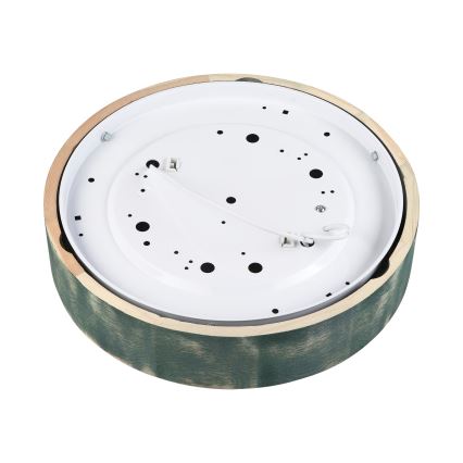 Brilagi - Kattovalaisin PINO 2xE27/15W/230V mänty/vihreä, halkaisija 37,5 cm