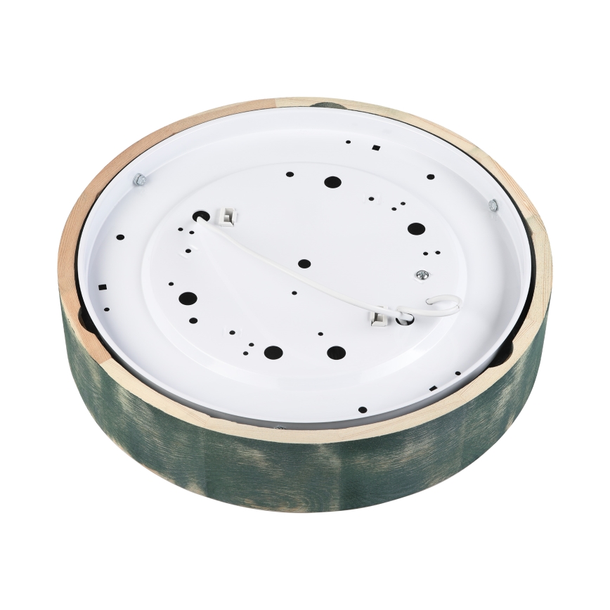 Brilagi - Kattovalaisin PINO 2xE27/15W/230V mänty/vihreä, halkaisija 37,5 cm