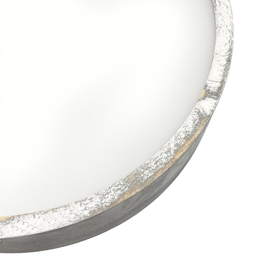 Brilagi - Kattovalaisin PINO 3xE27/15W/230V mänty/hopea, halkaisija 47,5 cm