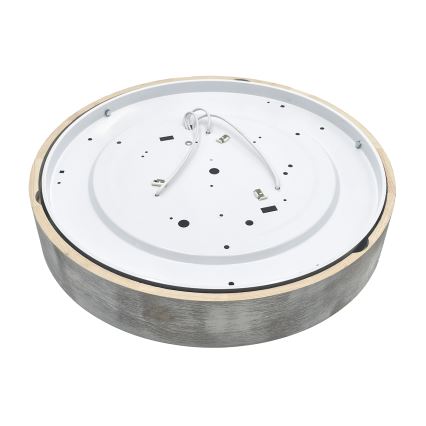 Brilagi - Kattovalaisin PINO 3xE27/15W/230V mänty/hopea, halkaisija 47,5 cm