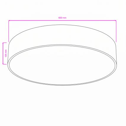 BRILAGI - Kattovalaisin POOL 5xE27/15W/230V Ø 60 cm IP54 beige