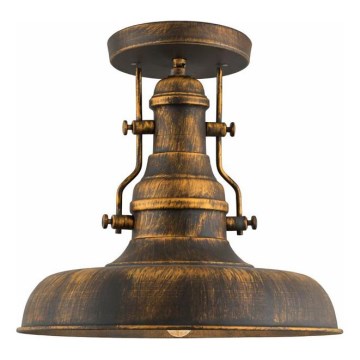 Brilagi - Kattovalaisin PYRONIC 1xE27/40W/230V Ø 32 cm pronssi/patina