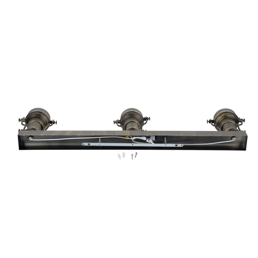 Brilagi - Kattovalaisin PYRONIC 3xE27/40W/230V pronssi/patina
