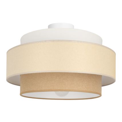 Brilagi - Kattovalaisin RESNA 1xE27/60W/230V halkaisija 40 cm kerma/beige