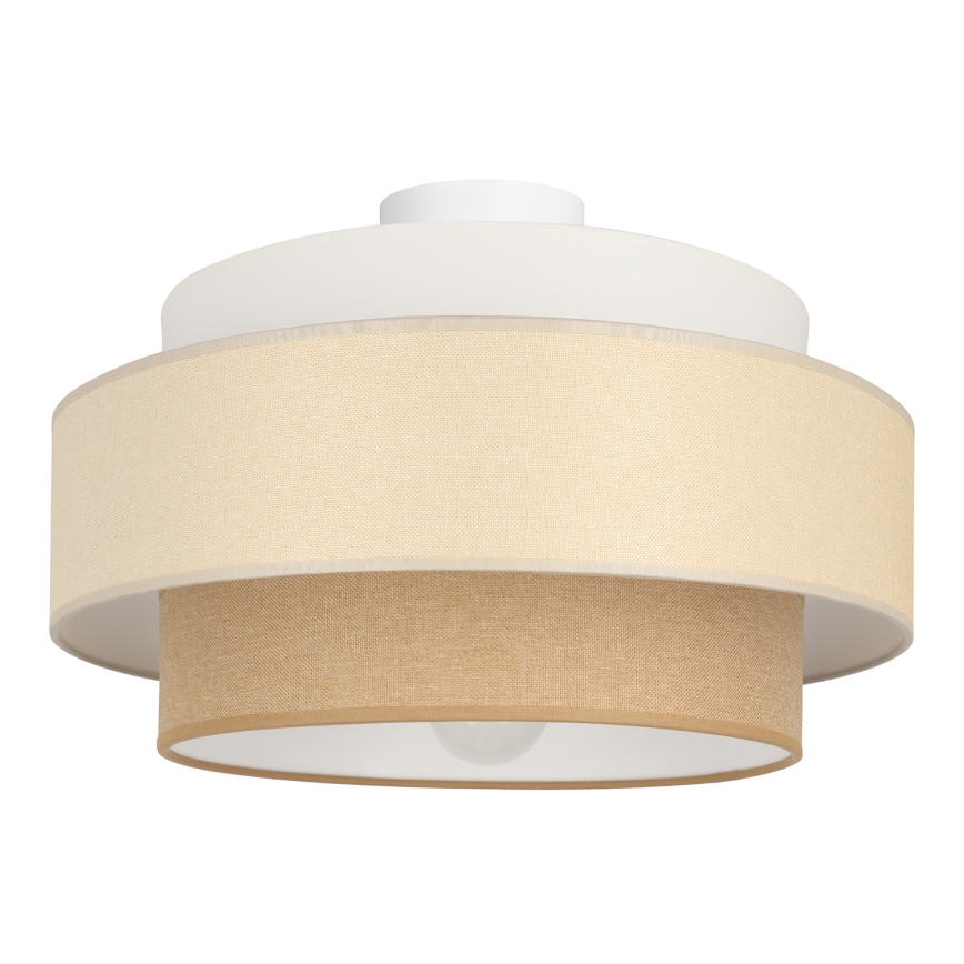 Brilagi - Kattovalaisin RESNA 1xE27/60W/230V halkaisija 40 cm kerma/beige