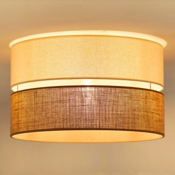 Brilagi - Kattovalaisin ROYAL YUTE 1xE27/15W/230V Ø 40 cm beige/kerma