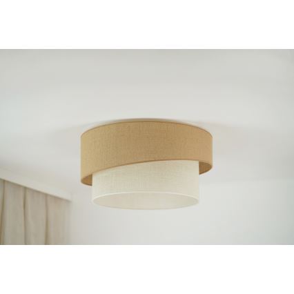 Brilagi - Kattovalaisin SHINE 1xE27/15W/230V Ø 50 cm beige/kerma