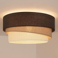 Brilagi - Kattovalaisin TRIO 1xE27/60W/230V, halkaisija 40 cm, ruskea/beige/valkoinen