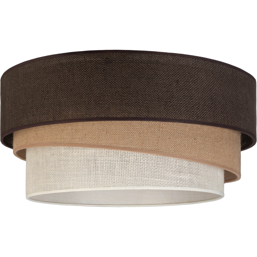 Brilagi - Kattovalaisin TRIO 1xE27/60W/230V, halkaisija 40 cm, ruskea/beige/valkoinen