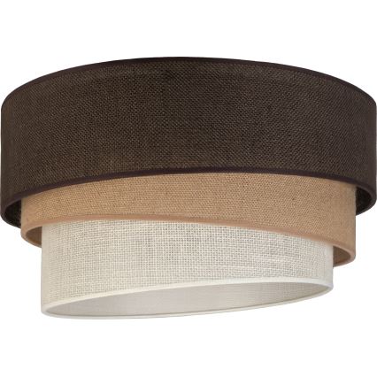 Brilagi - Kattovalaisin TRIO 3xE27/60W/230V halkaisija 60 cm ruskea/beige/valkoinen